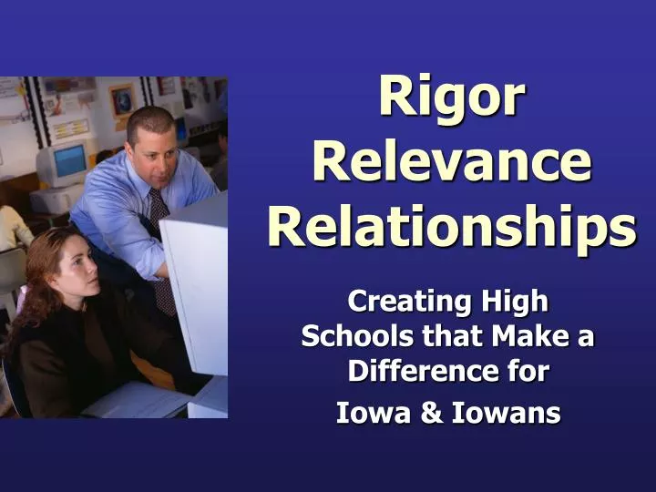 rigor relevance relationships
