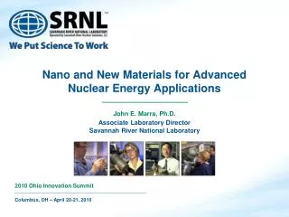 Nano and New Materials for Advanced Nuclear Energy Applications