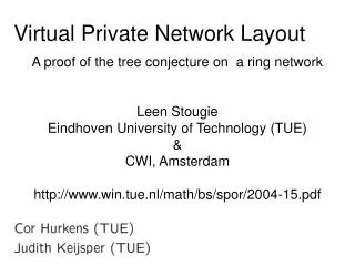 Virtual Private Network Layout