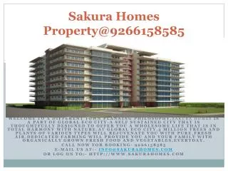 Sakura Homes Property@9266158585