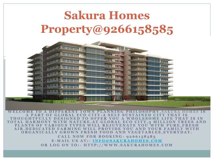 sakura homes property@9266158585