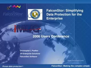 FalconStor: Simplifying Data Protection for the Enterprise