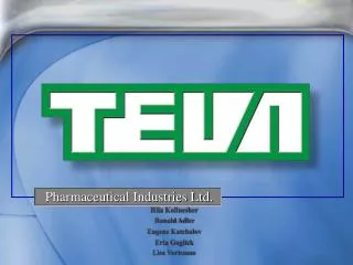 Pharmaceutical Industries Ltd.