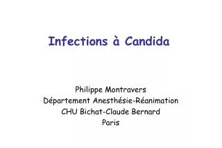 infections candida