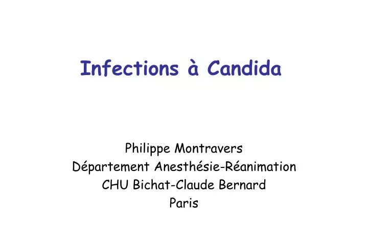 infections candida