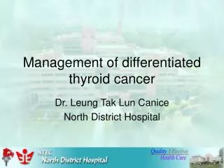 Management of differentiated thyroid cancer
