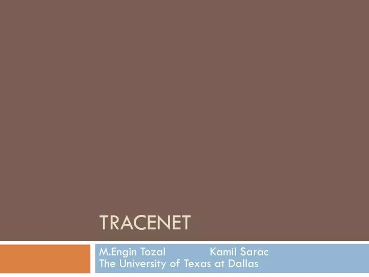 tracenet