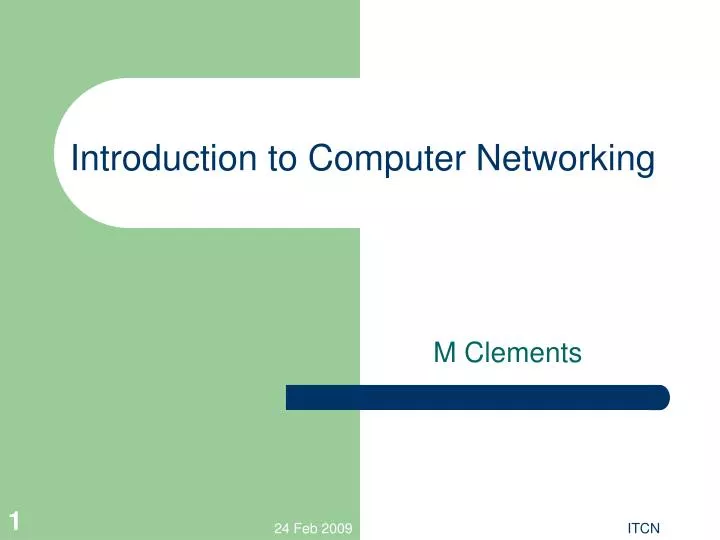 introduction to computer networking