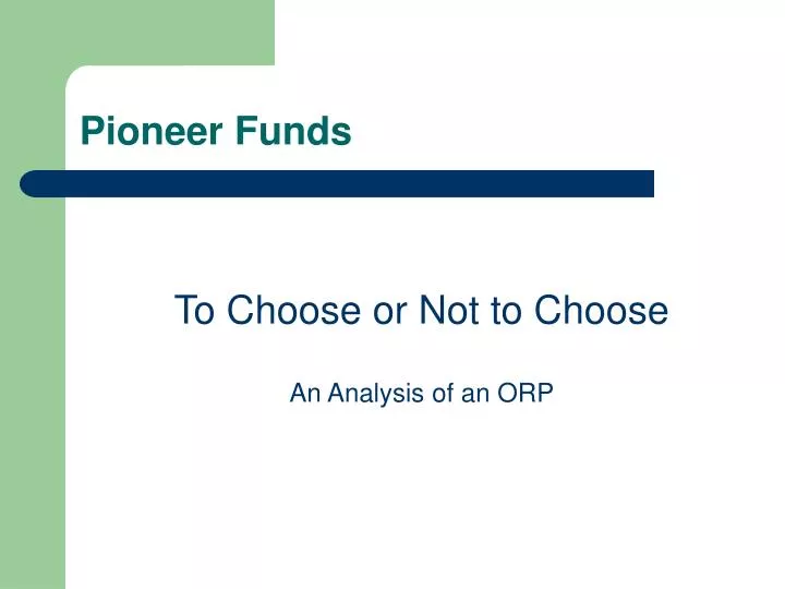 pioneer funds