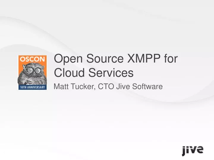 open source xmpp for cloud services