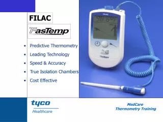 Predictive Thermometry Leading Technology Speed &amp; Accuracy True Isolation Chambers Cost Effective