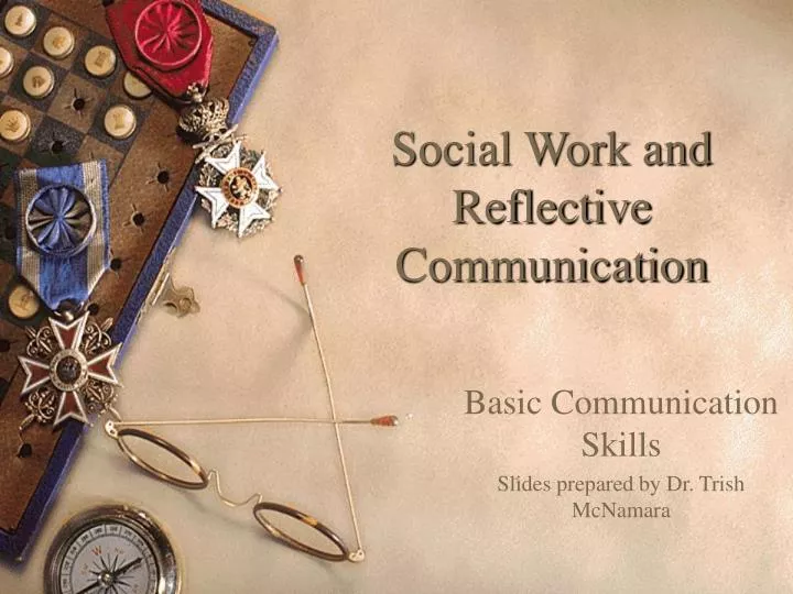 social work and reflective communication