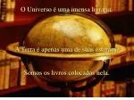O Universo é uma imensa livraria. - slide 1