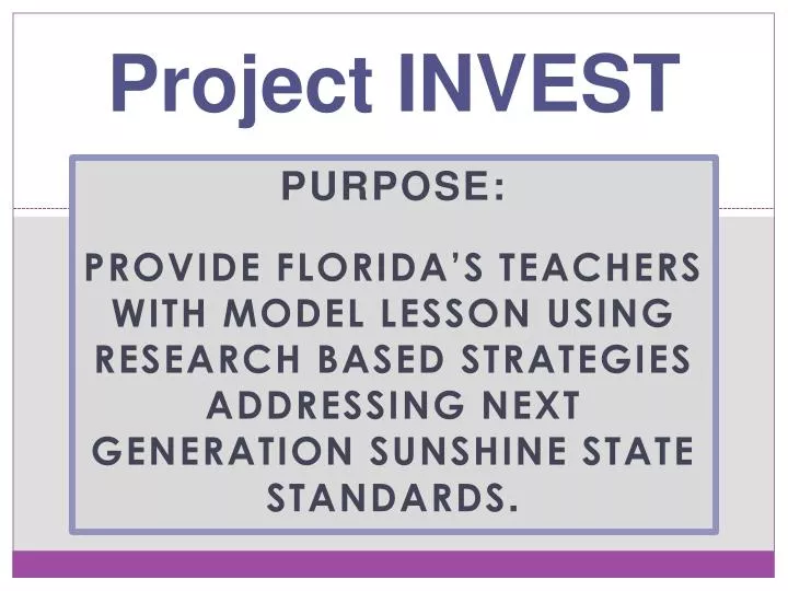 project invest