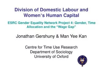Background – The Gender Wage Gap