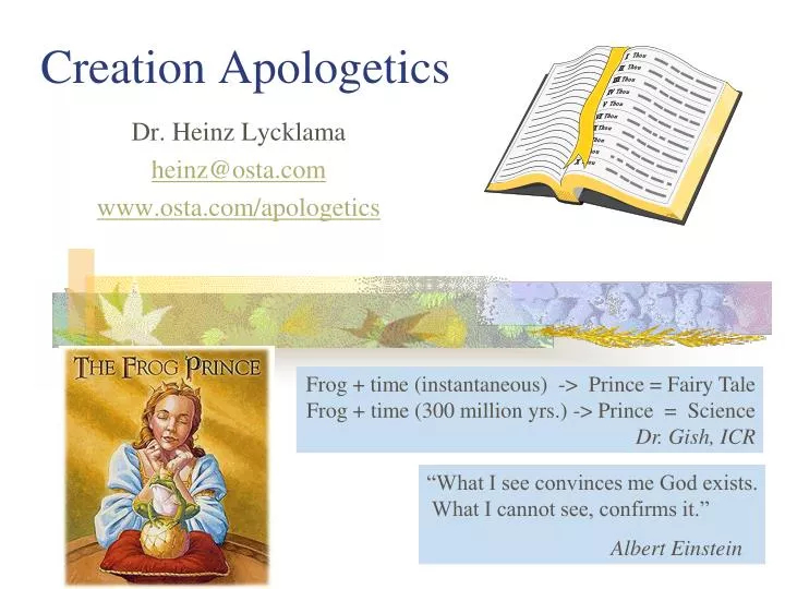 creation apologetics