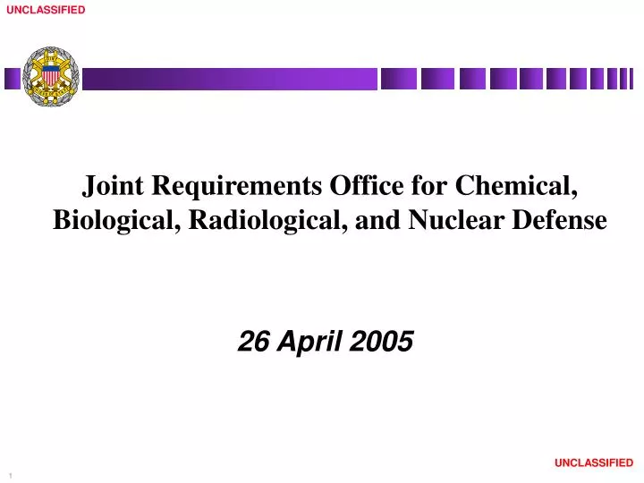 joint requirements office for chemical biological radiological and nuclear defense