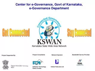 Center for e-Governance, Govt of Karnataka, e-Governance Department