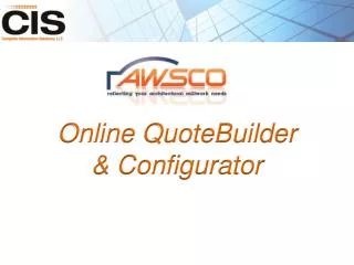 Online QuoteBuilder &amp; Configurator