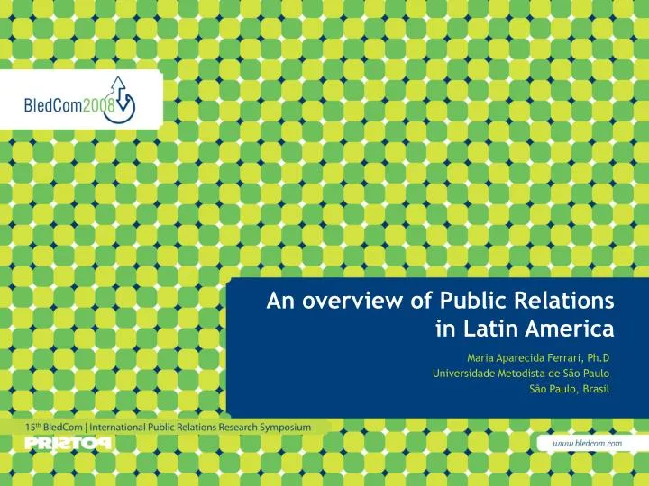 an overview of public relations in latin america