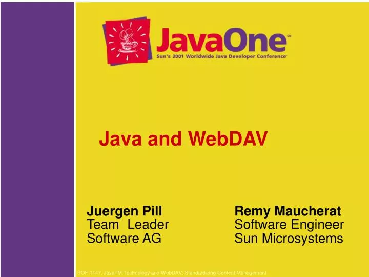 java and webdav