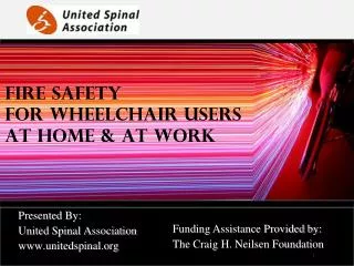 Fire Safety For Wheelchair Users At Home &amp; At Work