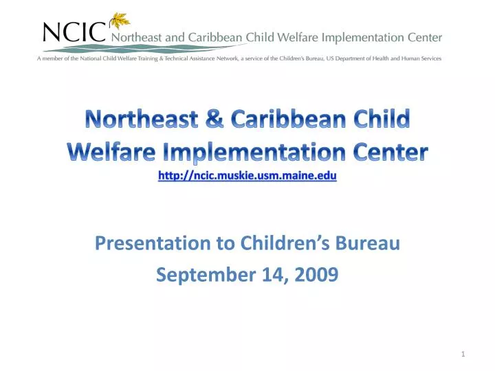 northeast caribbean child welfare implementation center http ncic muskie usm maine edu