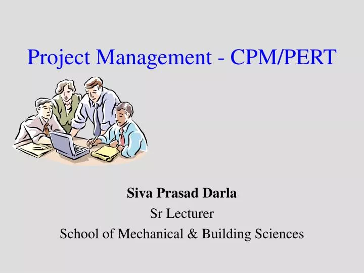 project management cpm pert