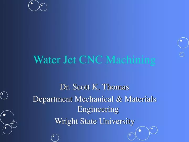 water jet cnc machining