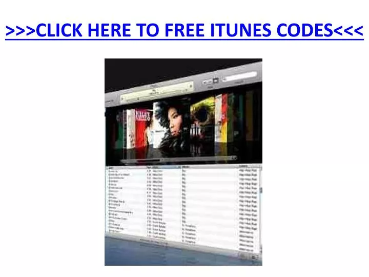 click here to free itunes codes