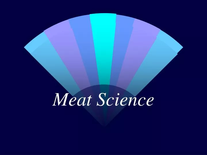 meat science