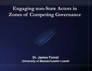 Engaging non-State Actors in Zones of Competing Governance