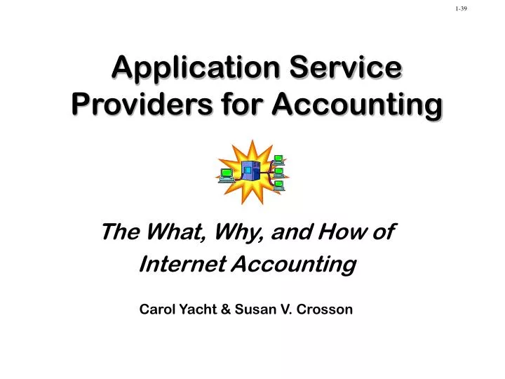 application service providers for accounting