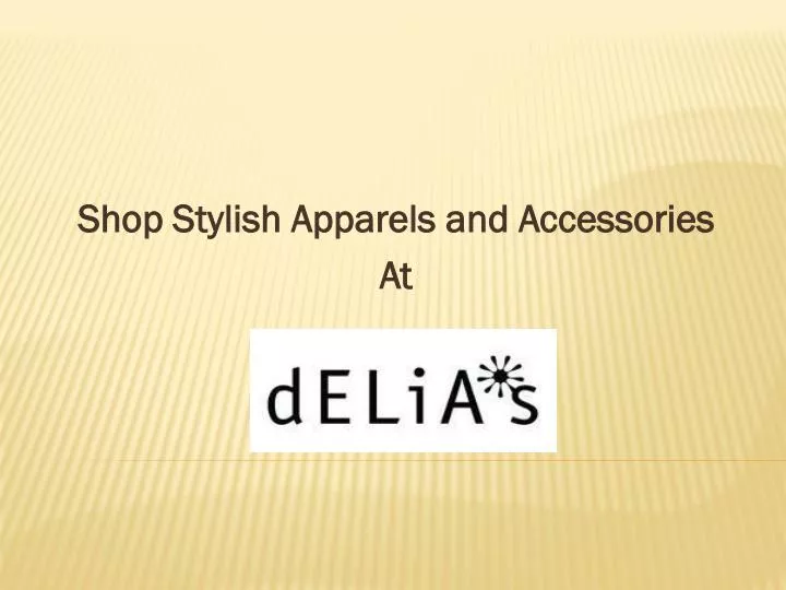 shop stylish apparels and accessories at