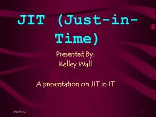 JIT (Just-in-Time)