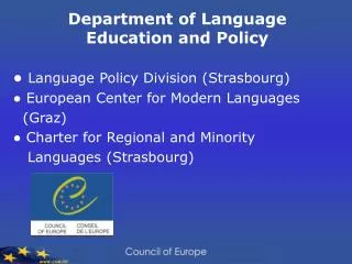 Department of Language Education and Policy