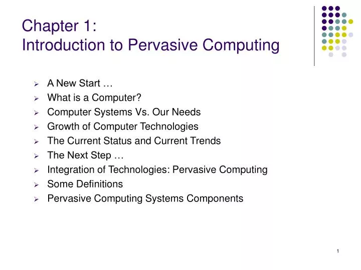 chapter 1 introduction to pervasive computing