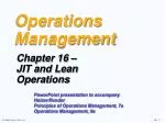 Operations Management - slide 1