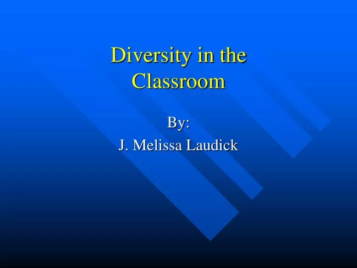 diversity in the classroom