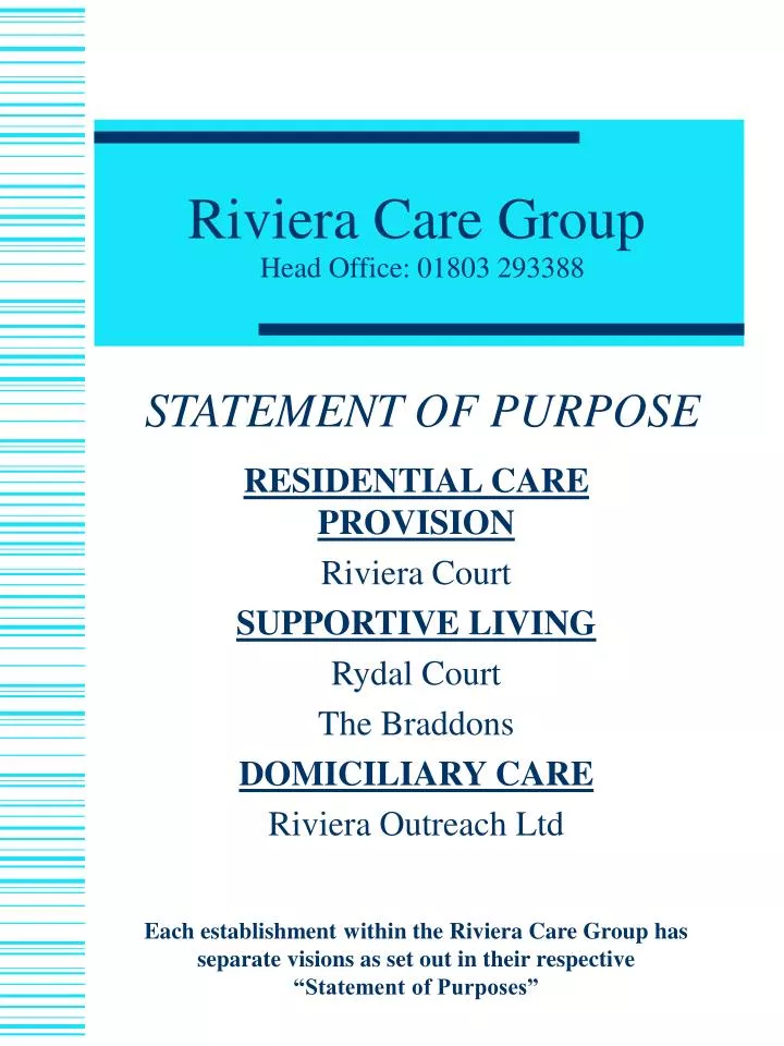 riviera care group