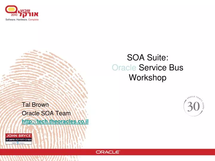 soa suite oracle service bus workshop