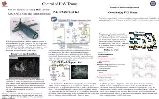 Control of UAV Teams
