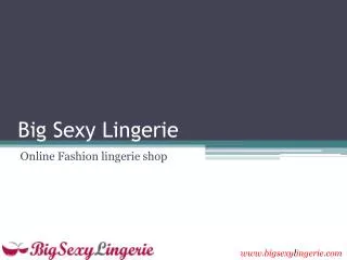 Lingerie accessories and Men's underwear shop
