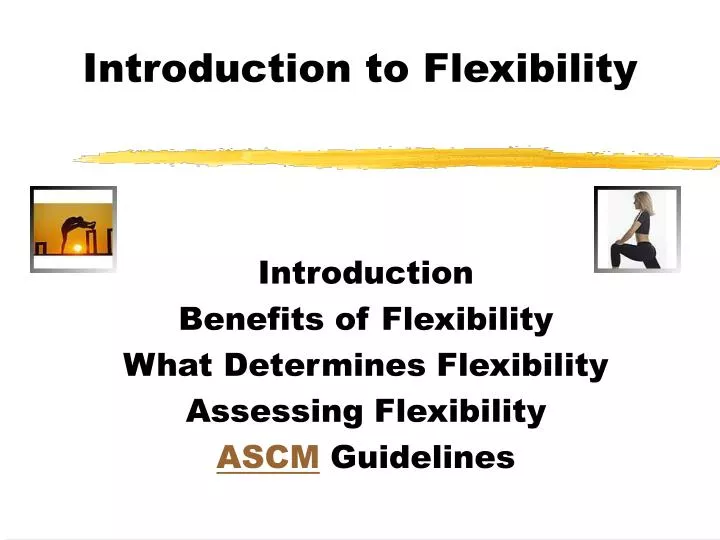introduction to flexibility