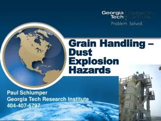 Grain Handling – Dust Explosion Hazards