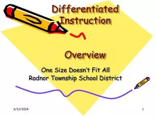 Differentiated Instruction Overview