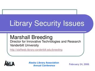 Library Security Issues