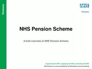 NHS Pension Scheme