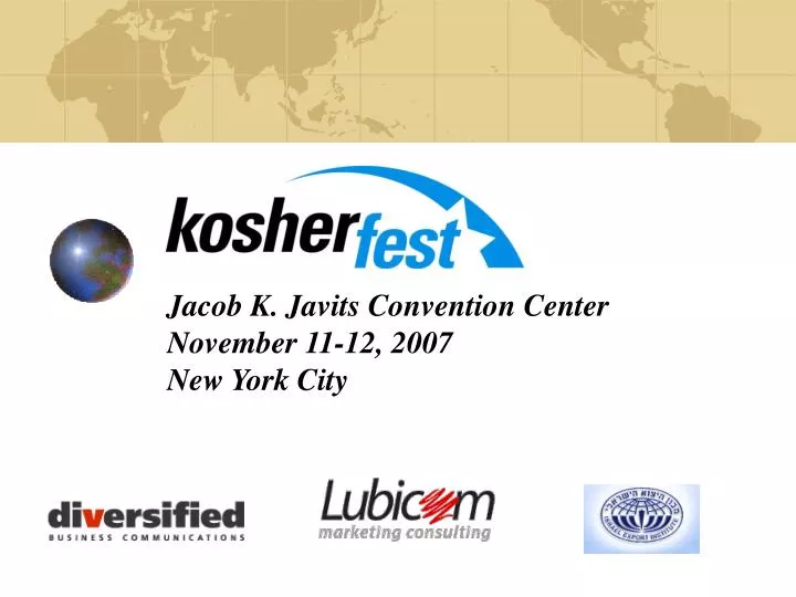 jacob k javits convention center november 11 12 2007 new york city