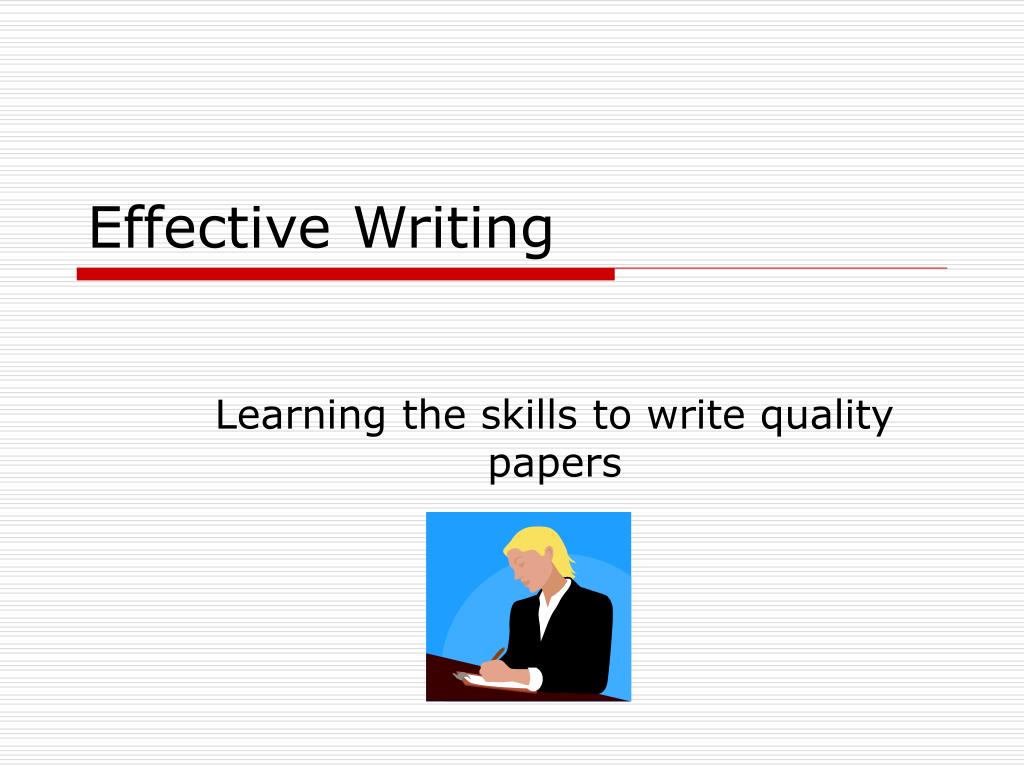 PPT - Effective Writing PowerPoint Presentation, free download - ID:404291